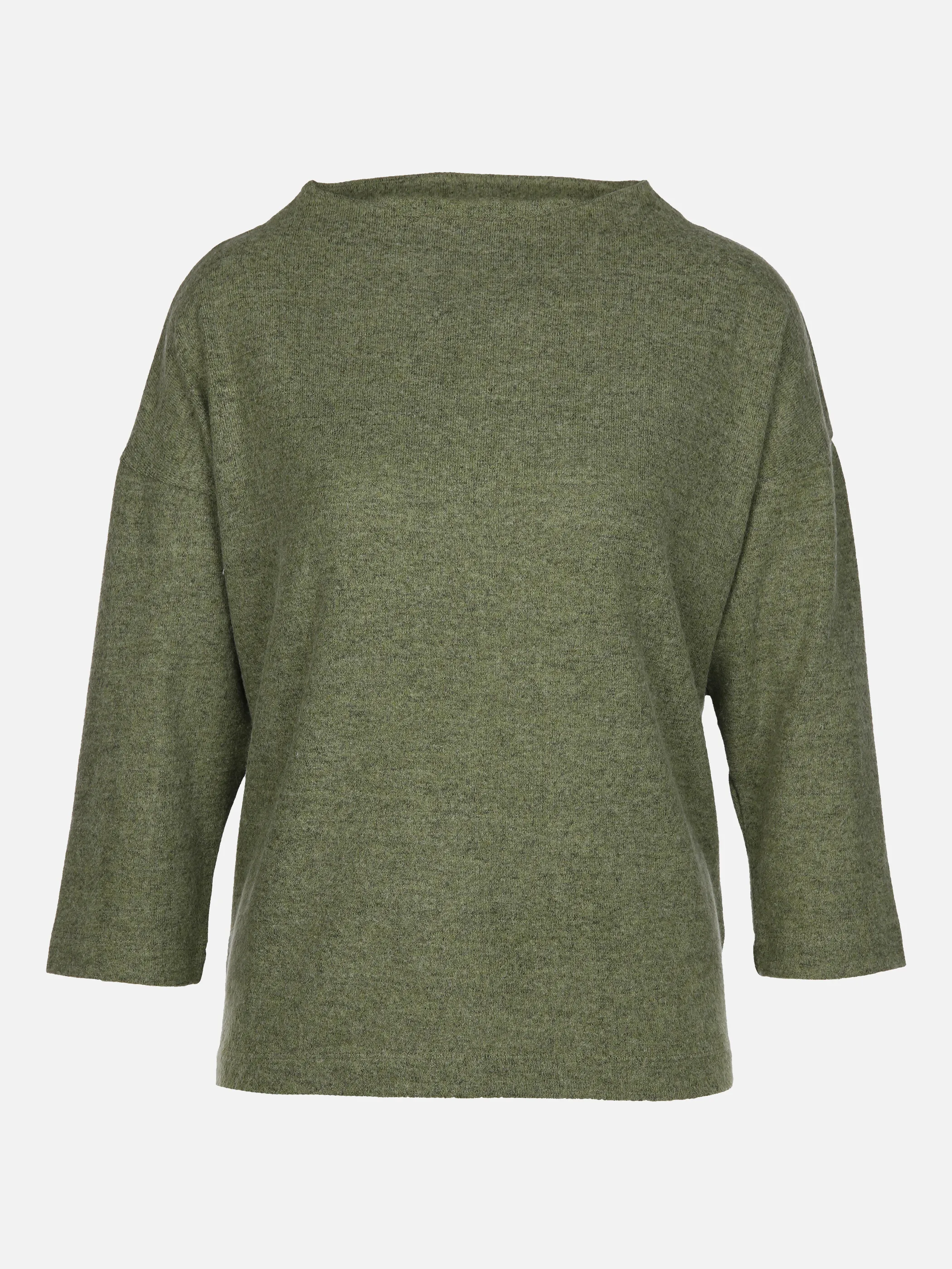 Damen Flauschshirt mit Stehkragen