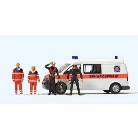 Preiser - VW T 5. BRK Wasserwacht, 1:87