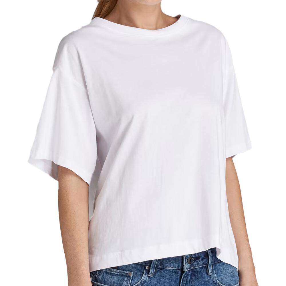 T-shirt Blanc Femme G-Star Raw D23357