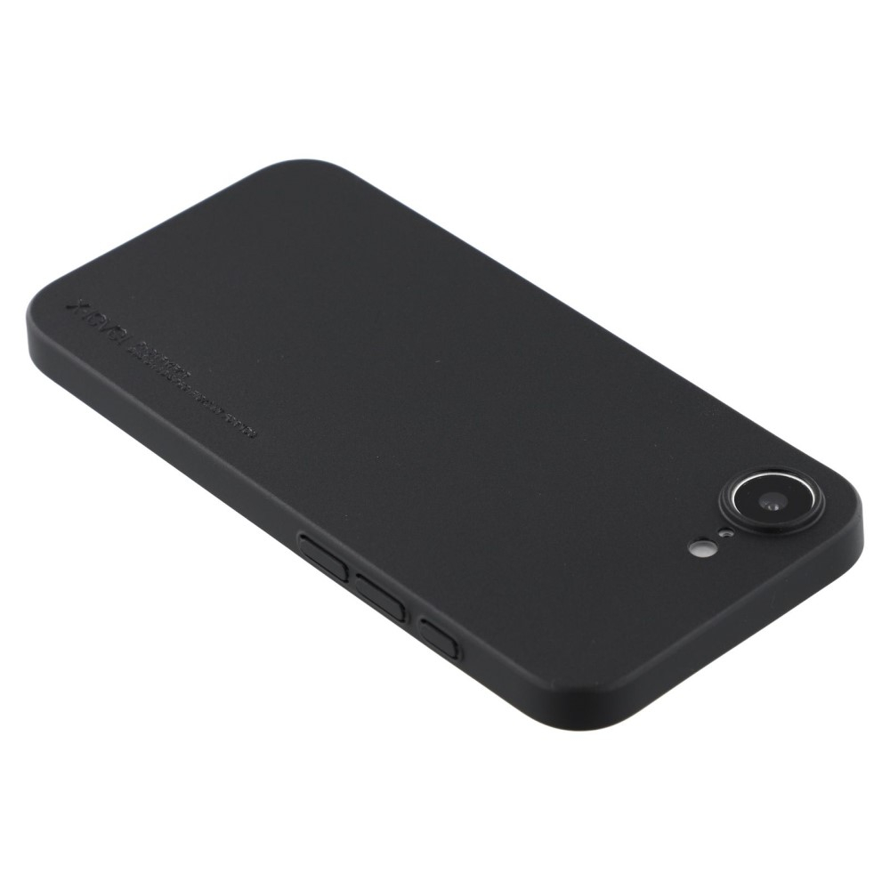 iPhone 16e Gummi Case Hülle Ultra Thin - Schwarz