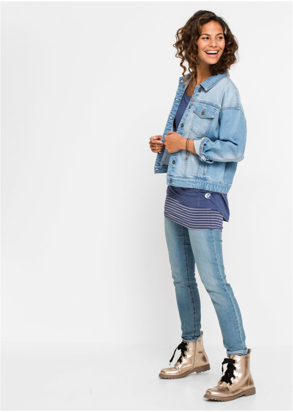 T-shirt long 2 en 1