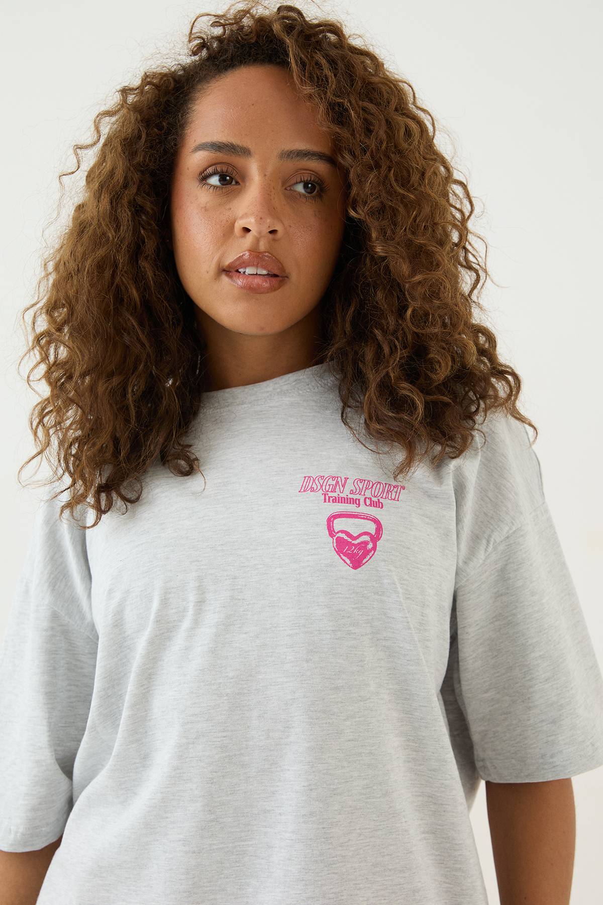 T-shirt Oversize Club D'entraînement Sport Dsgn Studio