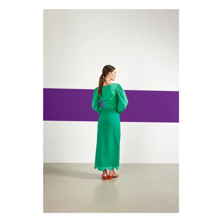 Maria de la Orden Jupe Suzanne | Vert