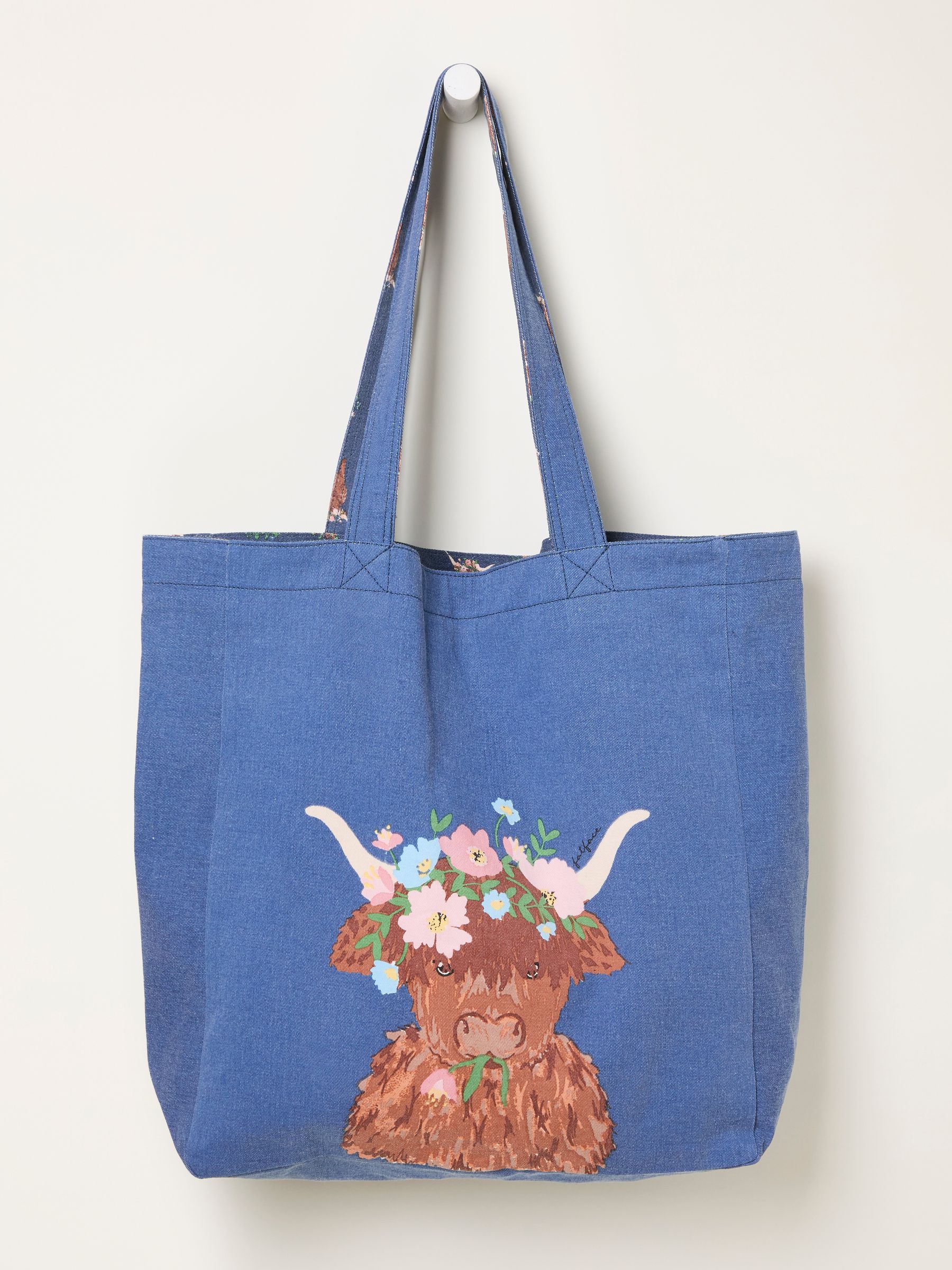 FatFace Hettie Hooglander omkeerbare 100% katoenen shopper