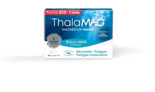 ThalaMAG Magnésium Marin - Équilibre Intérieur - 30 Comprimés