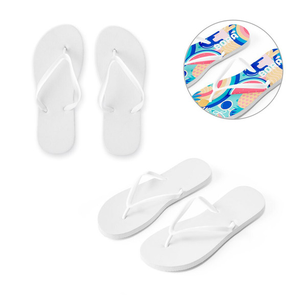 hi!dea 95083 - Tongs de plage entièrement personnalisables via sublimation