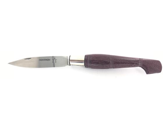 Nontron Virole n° 25 - Sabot - Manche en Amarante Couteaux de Poche par Nontron