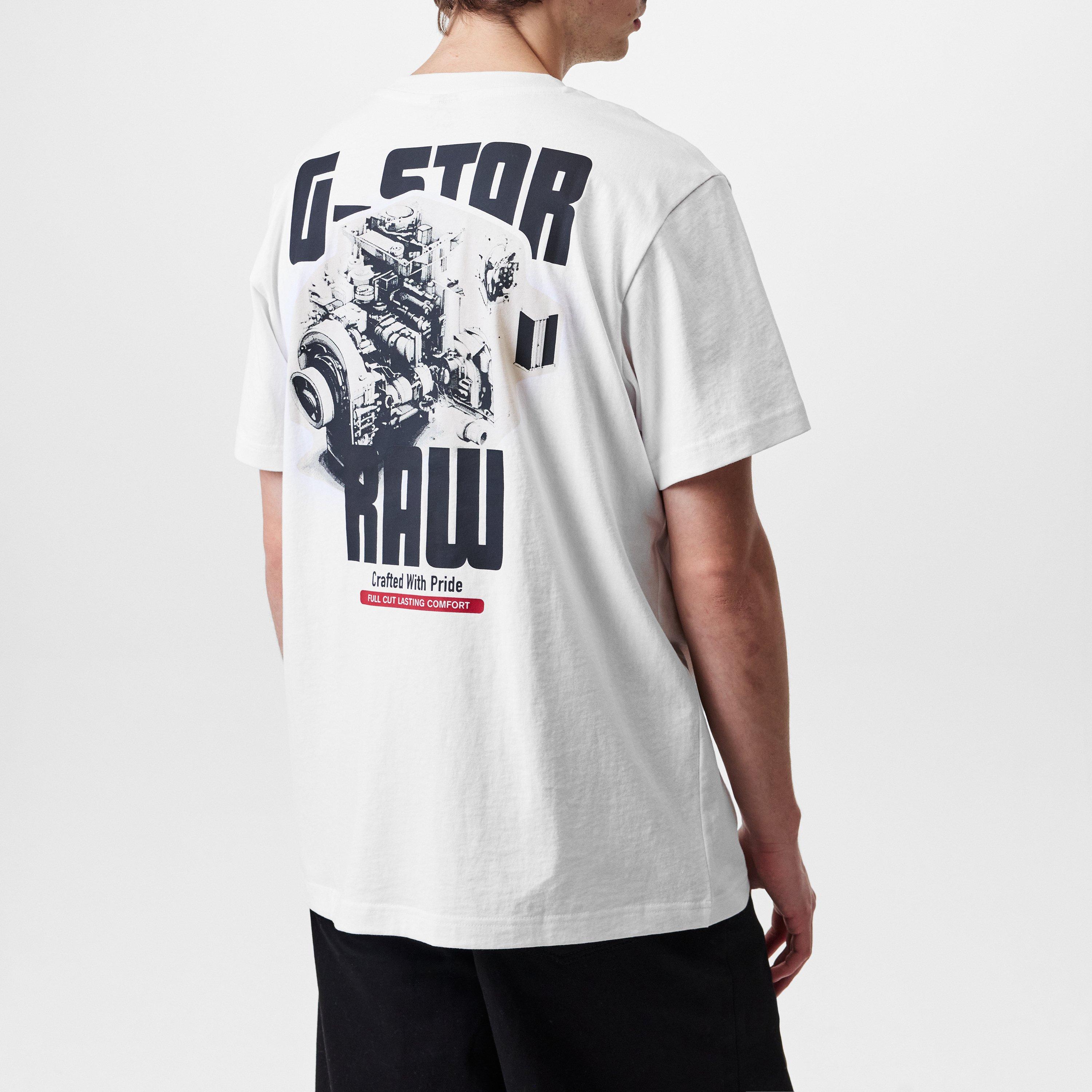 G Star Engine Back Graphic T Shirt