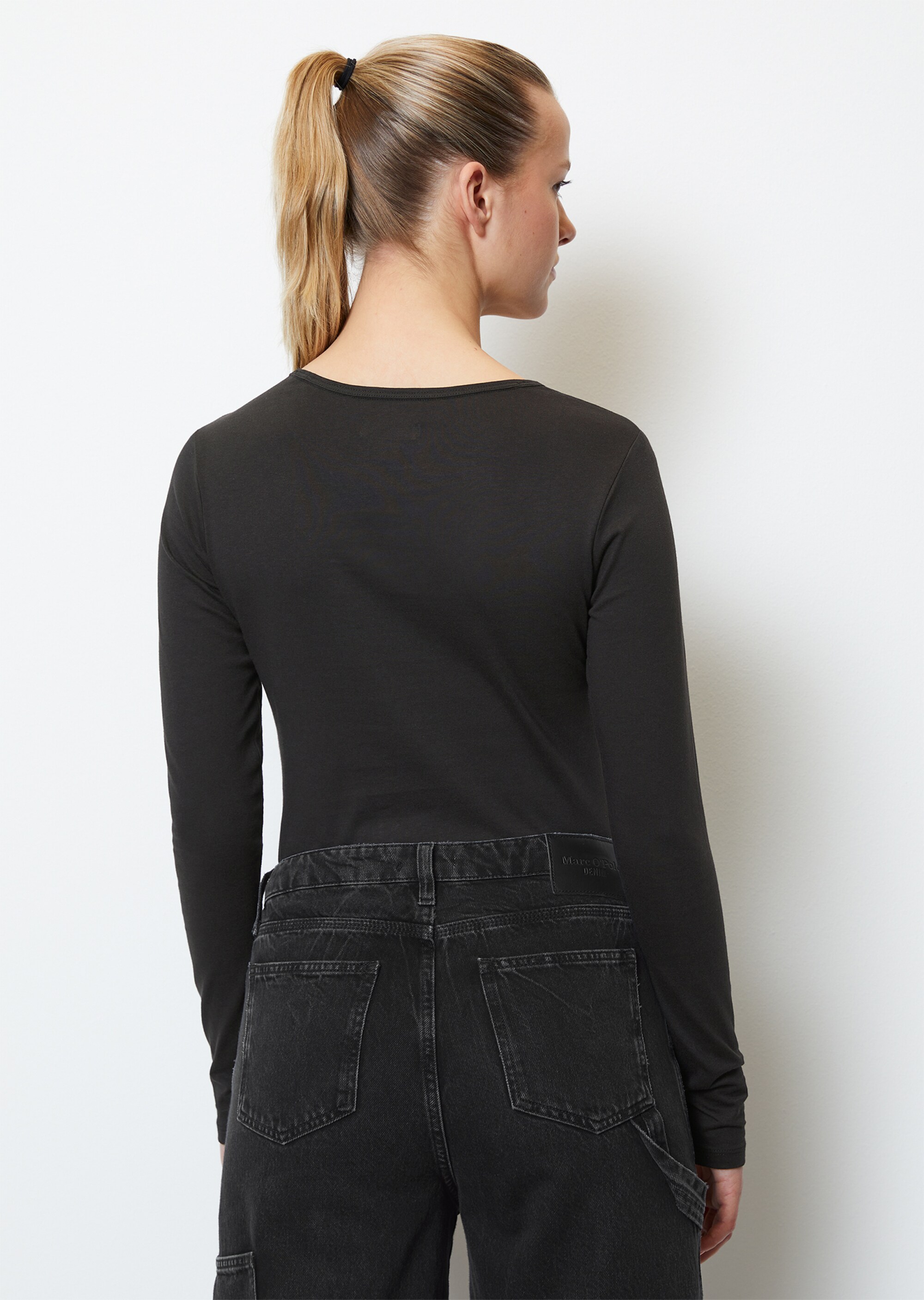 DfC Longsleeve slim aus Basic-Single-Jersey