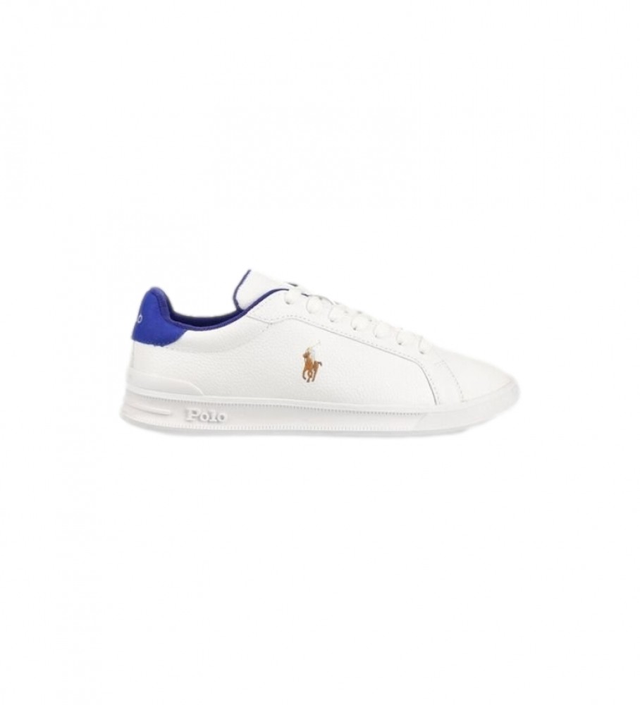 Tênis Ralph Lauren HRT CT II em couro branco