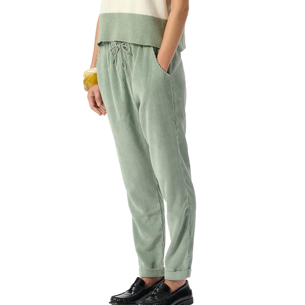 Teddy Smith Pantalon Velours Vert Femme Teddy Smith 30116952D