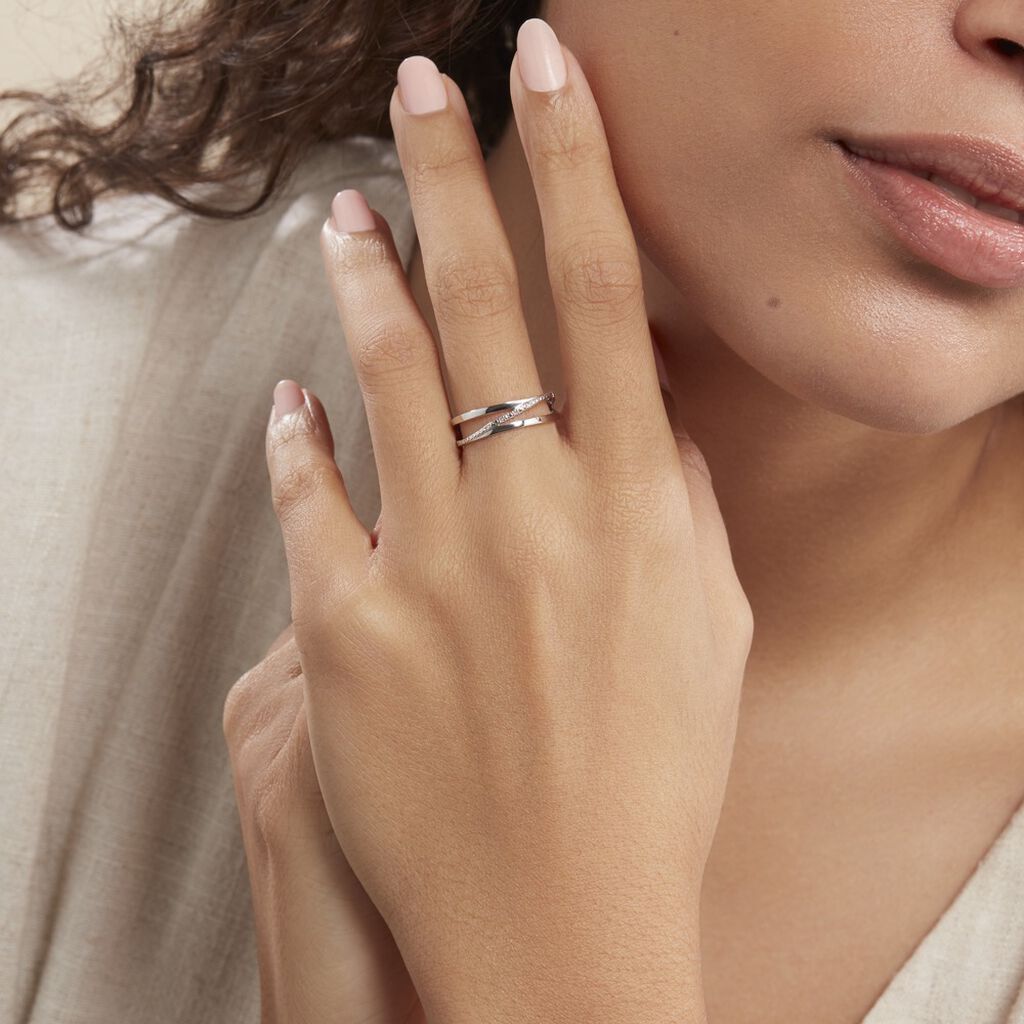 Bague Joaquina Or Blanc Diamant