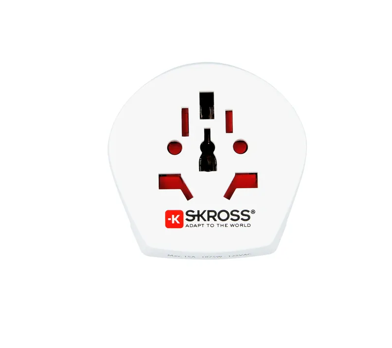 Country Travel Adapter Reise Adapter Ladegerät World to USA (1.500221E) - Weiss