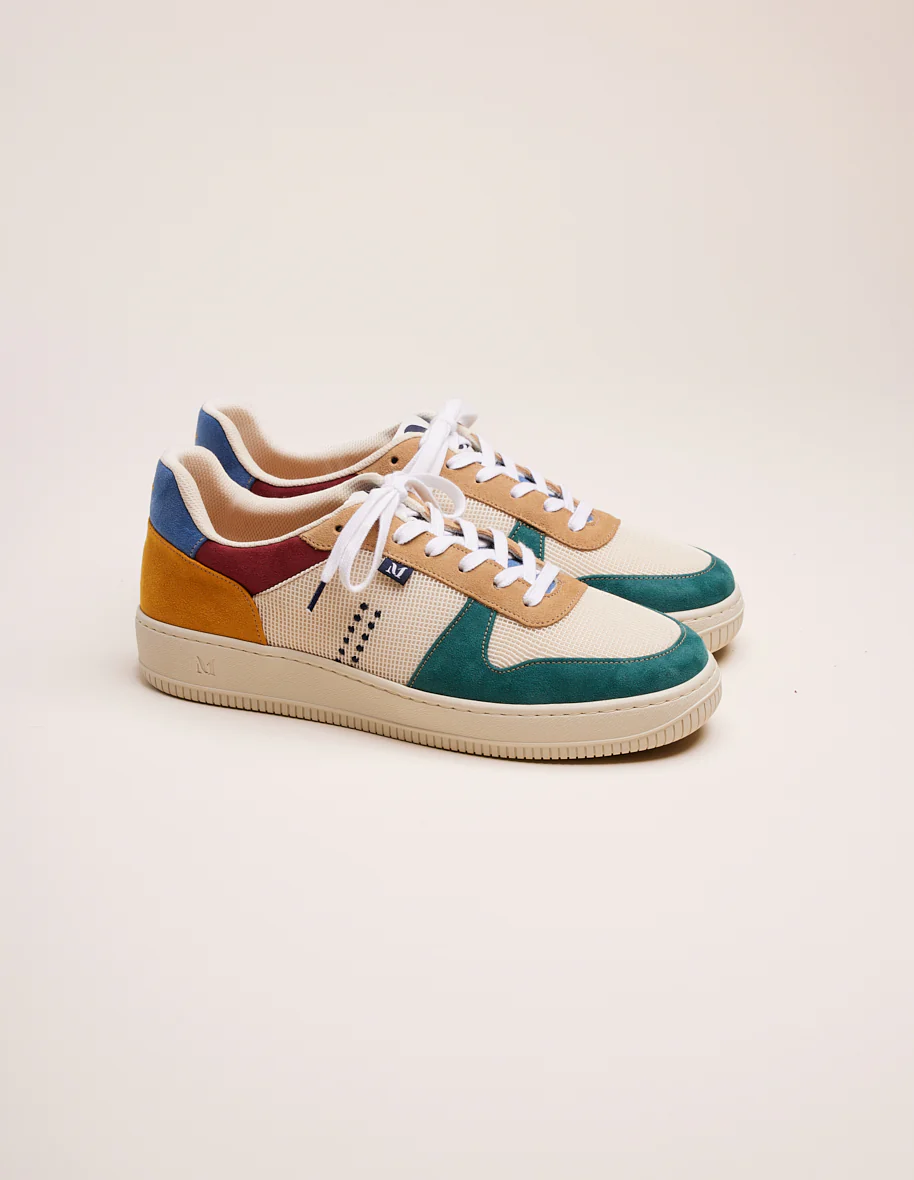 Baskets basses Maxence H - Sapin crème sable