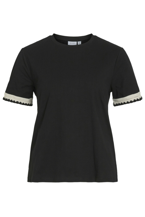 Vila zwarte dames t-shirt
