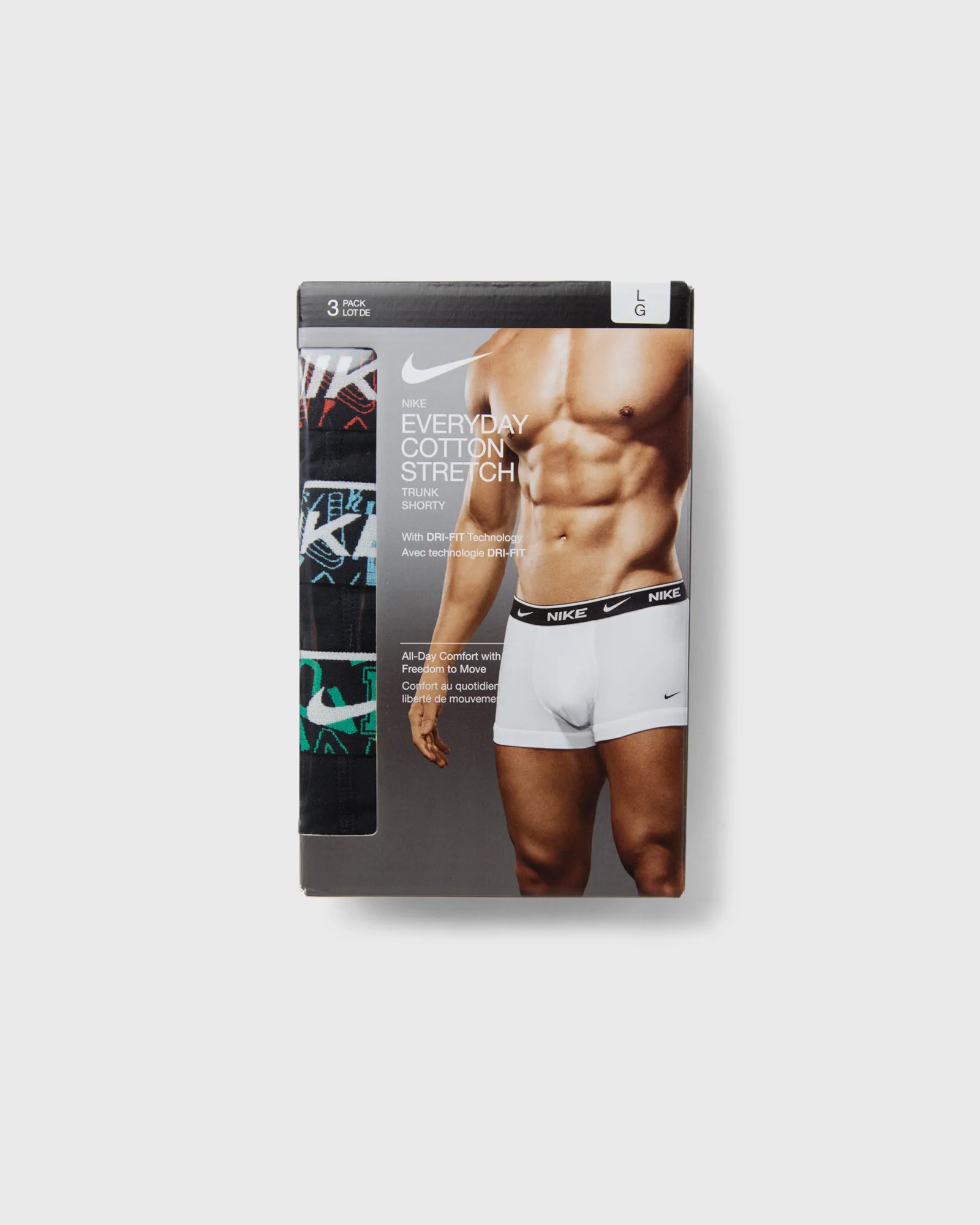 Nike E-DAY COTTON STRETCH TRUNK 3PK