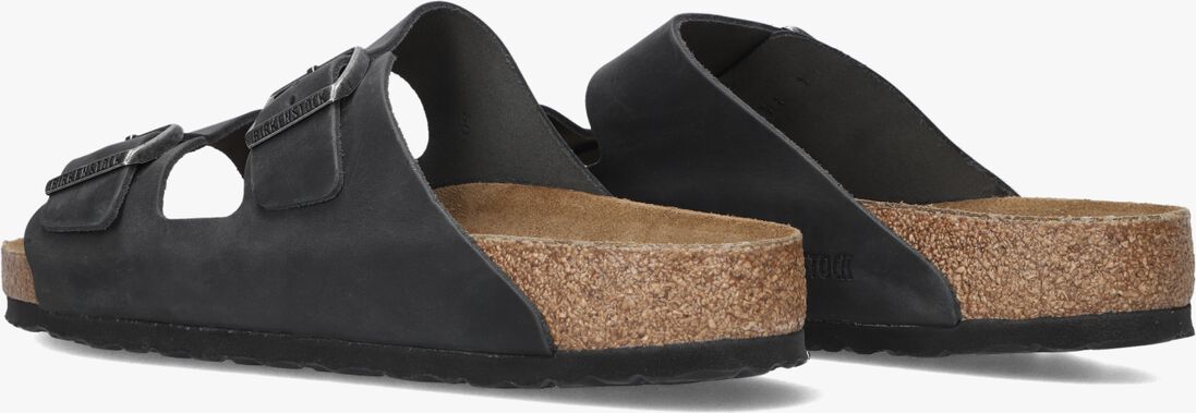 zwarte birkenstock slippers arizona led