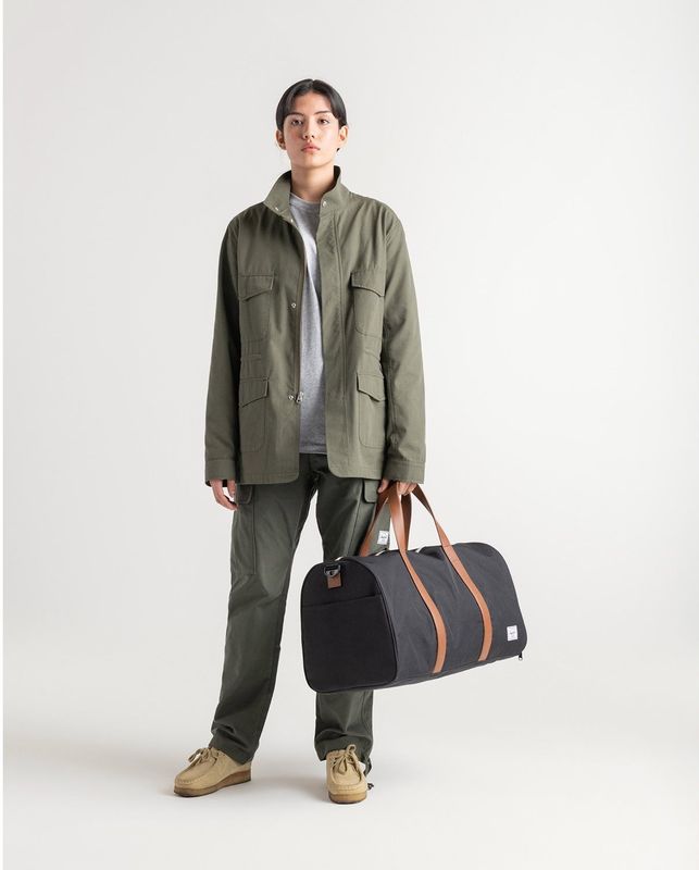 Herschel - Novel Tas - Reistas - Zwart - Gerecycled Materiaal