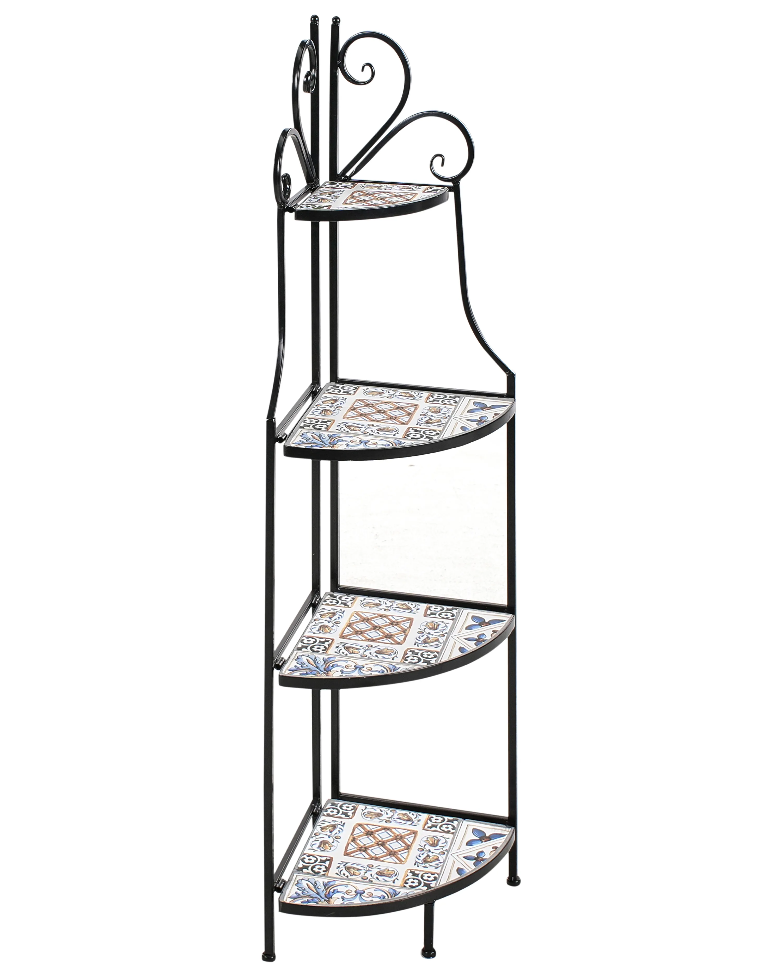 Rek FAVARA Metaal 43 cm 32 cm Zwart