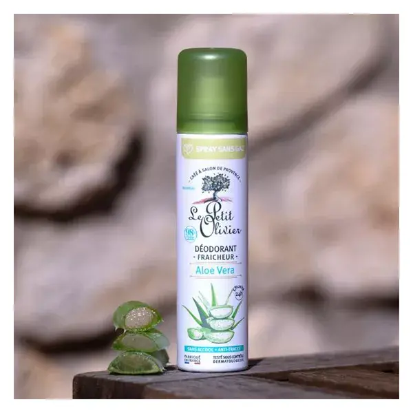 Le Petit Olivier Desodorante Frescor - Aloe Vera - 75 ml