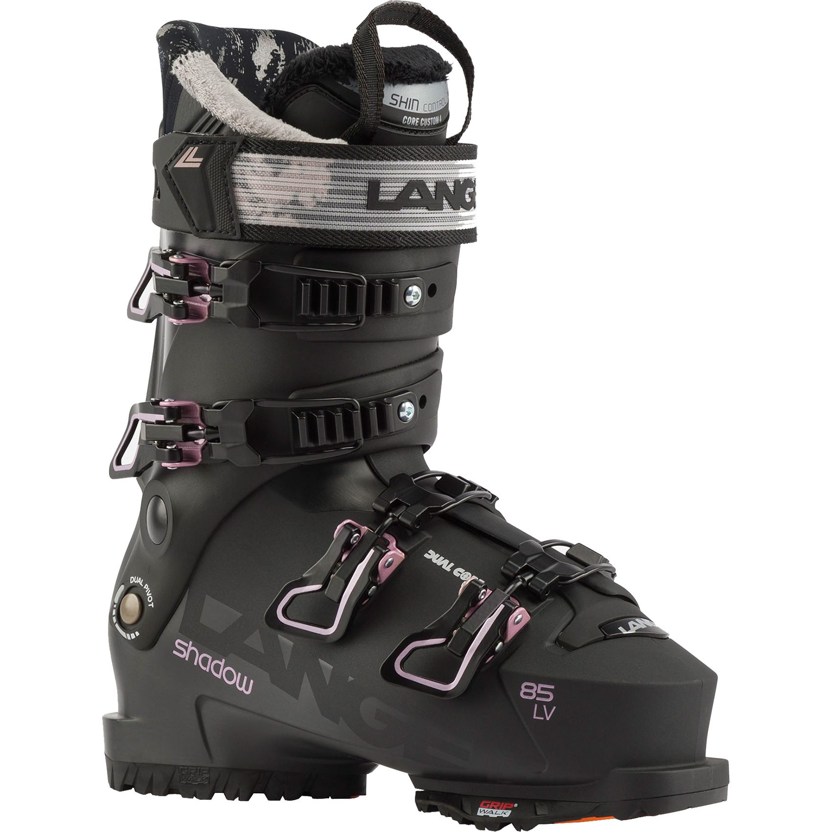 Lange Shadow 85 W LV GripWalk® Alpin Skischuhe Damen schwarz