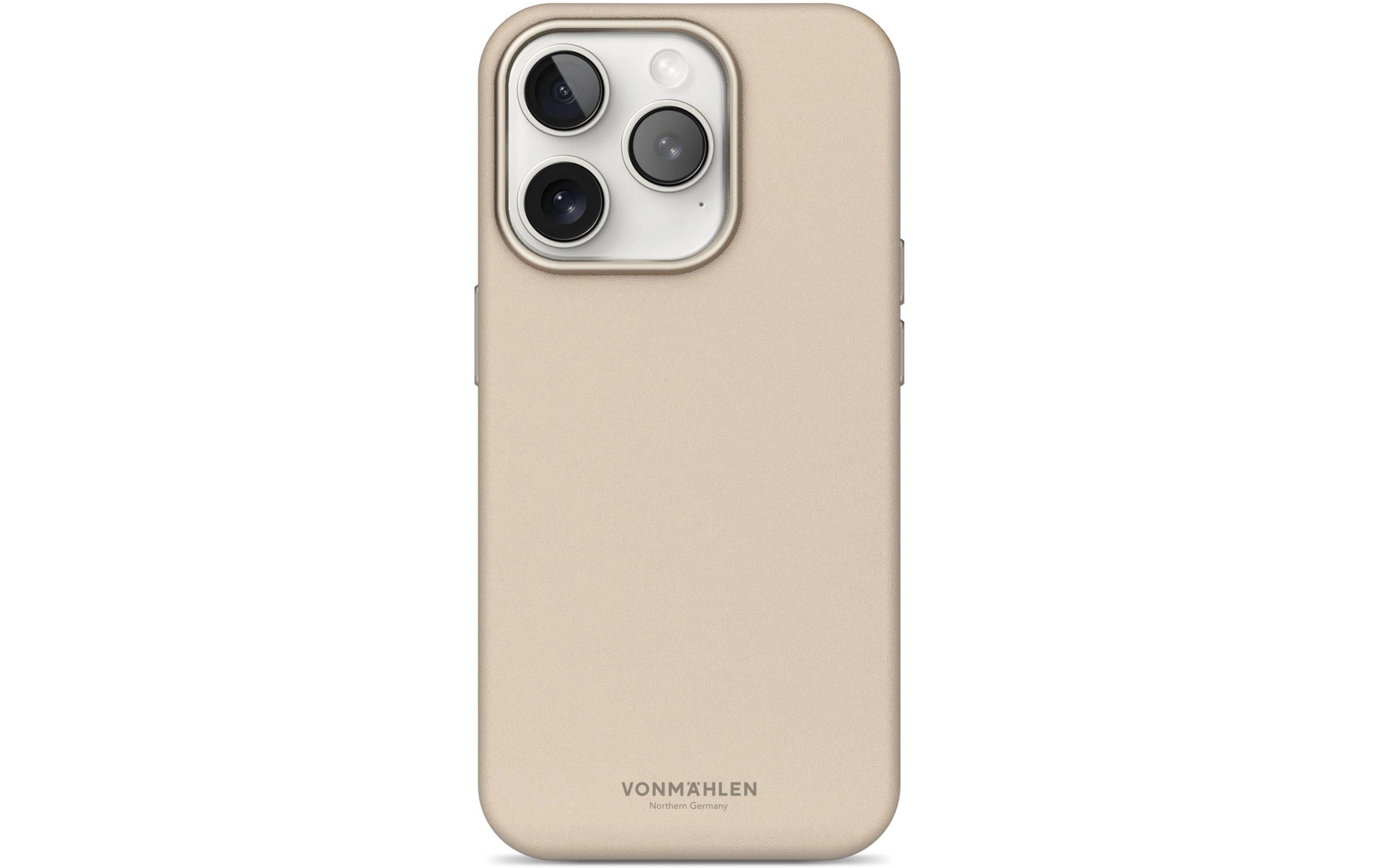 Back Cover Like Leather iPhone 16 Pro Max BeigeLeather Backcover für das Apple iPhone 16 Pro Max