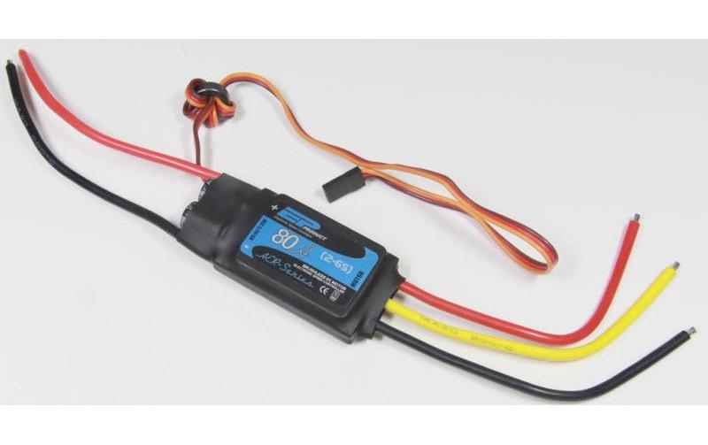 Brushless Regler Aer80-Aer-Series 80A, 2-6S, S-BECBrushless ESC für Flugmodelle