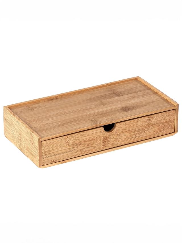Badbox Terra mit Schublade, Bambus