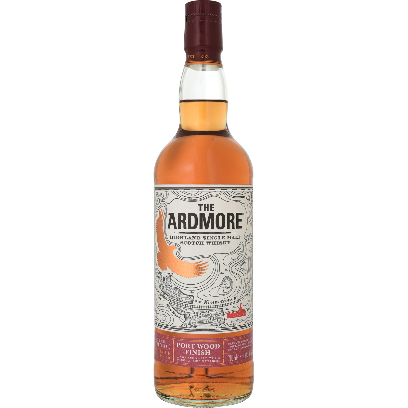 Ardmore Portwood 12 Year Single Malt Whisky 70 cl