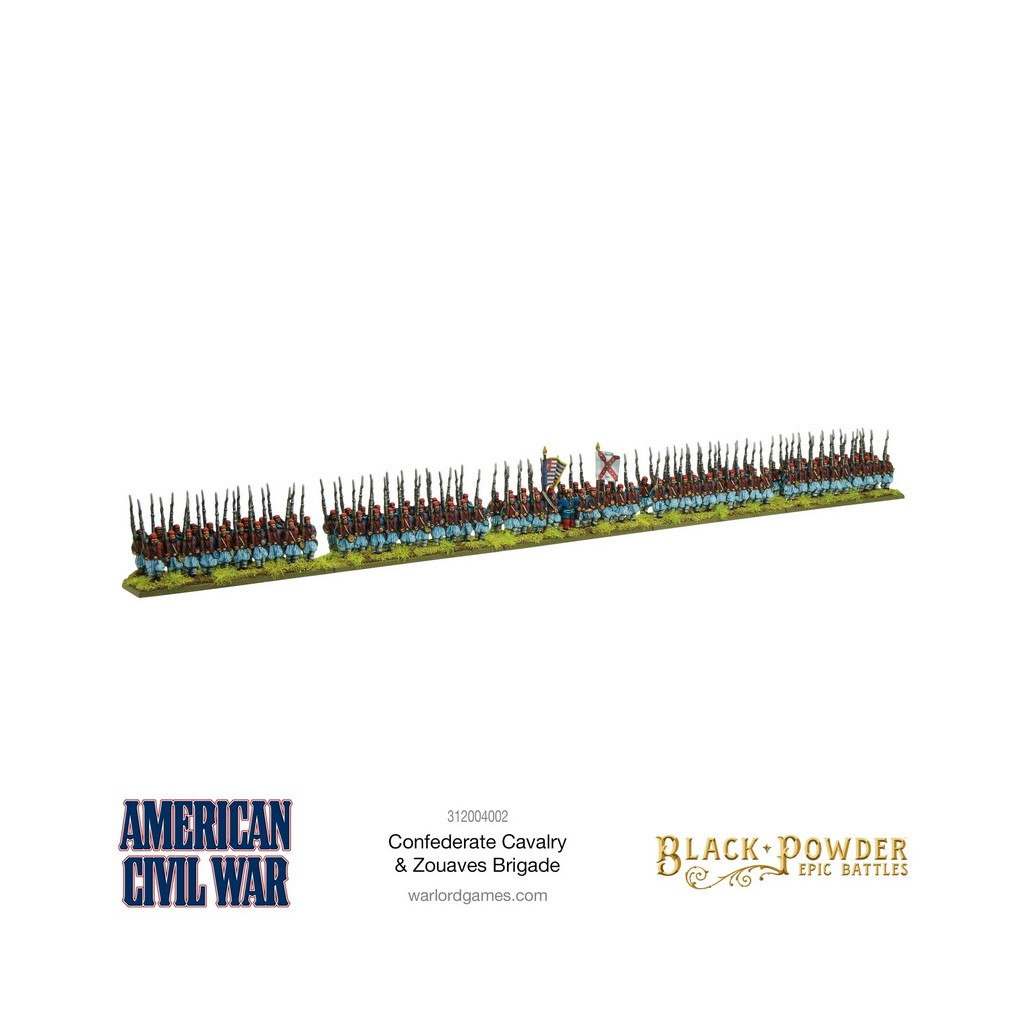 Black Powder Epic Battles: American Civil War - Confederate Cavalry & Zouaves Brigade
