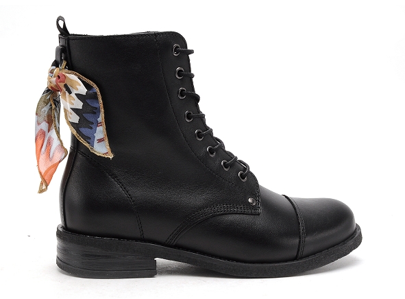 Goodstep boots bottine plates femme bahia 2503 noir