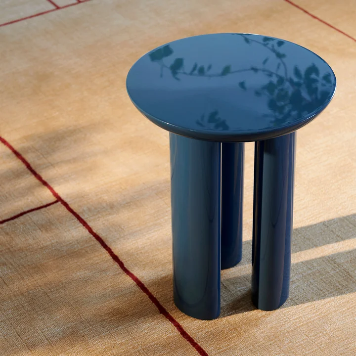 &Tradition - Tung Table JA3, Ø 38 x 48 cm, burgundy red