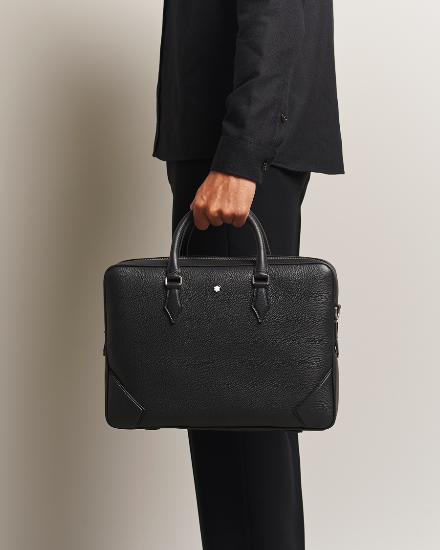 Montblanc Soft Grain Document Case Black