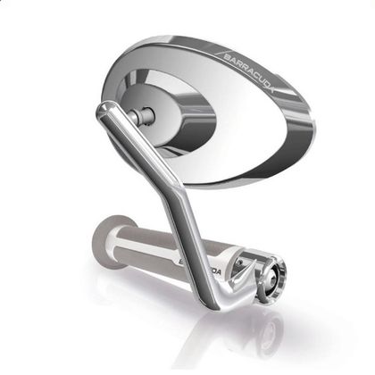 Rétroviseur Barracuda RETRO STONE CHROME (la paire) Universel - Gris
