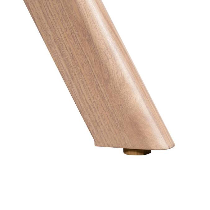 Table de jardin ronde NELORA Beige ficelle / Honey