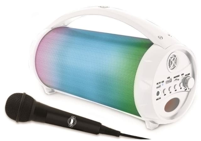 Lexibook iParty Bluetooth-højttaler med lys og mikrofon (BTP585Z)