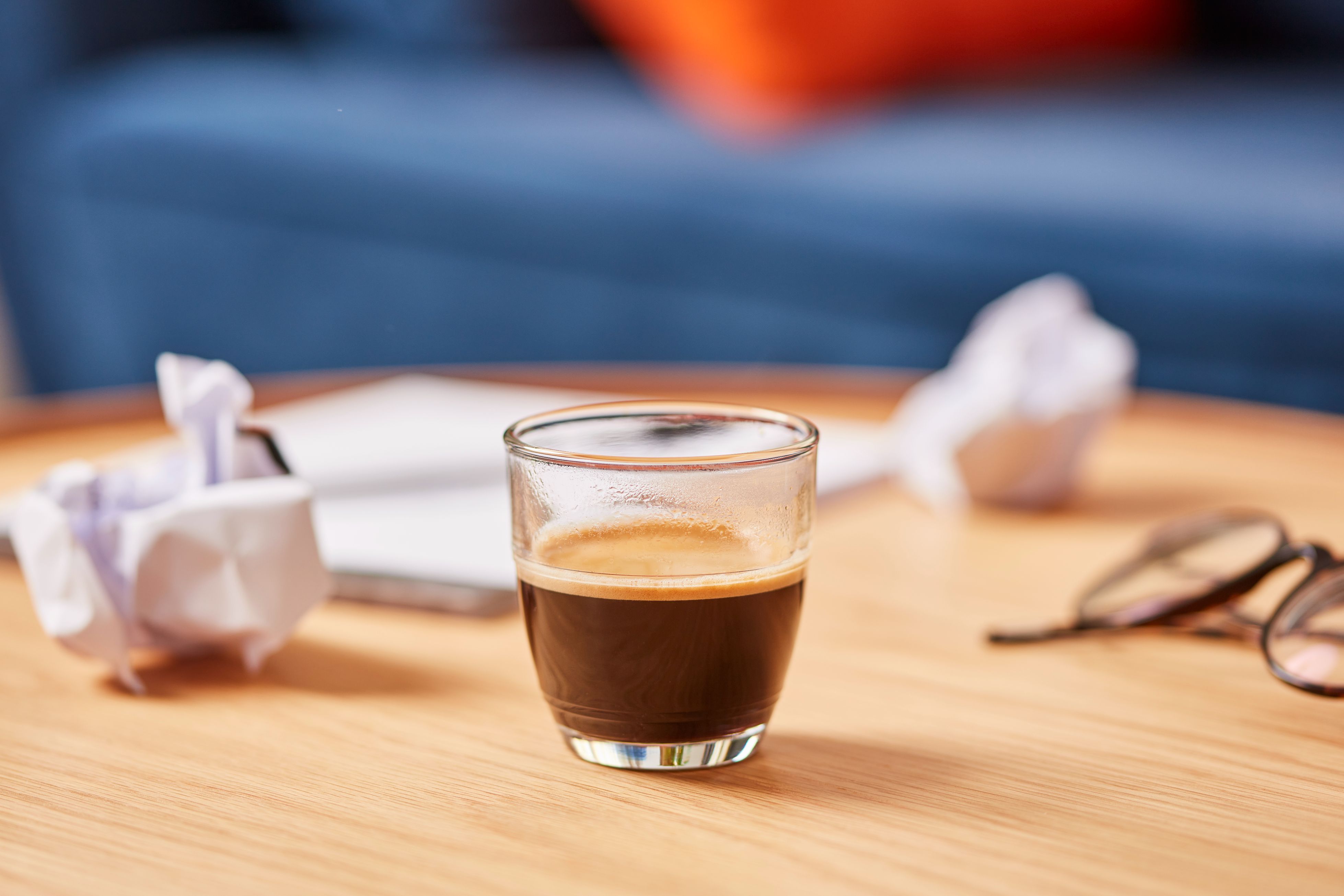Le Gigogne® - Tasse à expresso 9 cl en verre transparent (Lot de 6)