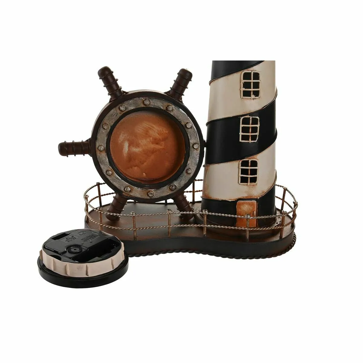 DKD Home Decor Horloge de table Rouge Noir
