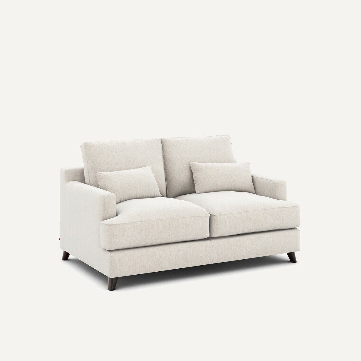 AM.PM<br>Sofá compacto de 2 lugares em veludo chenille, Alwine