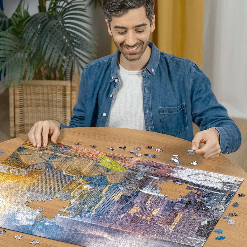 Ravensburger Spiel New York im Winter und Sommer