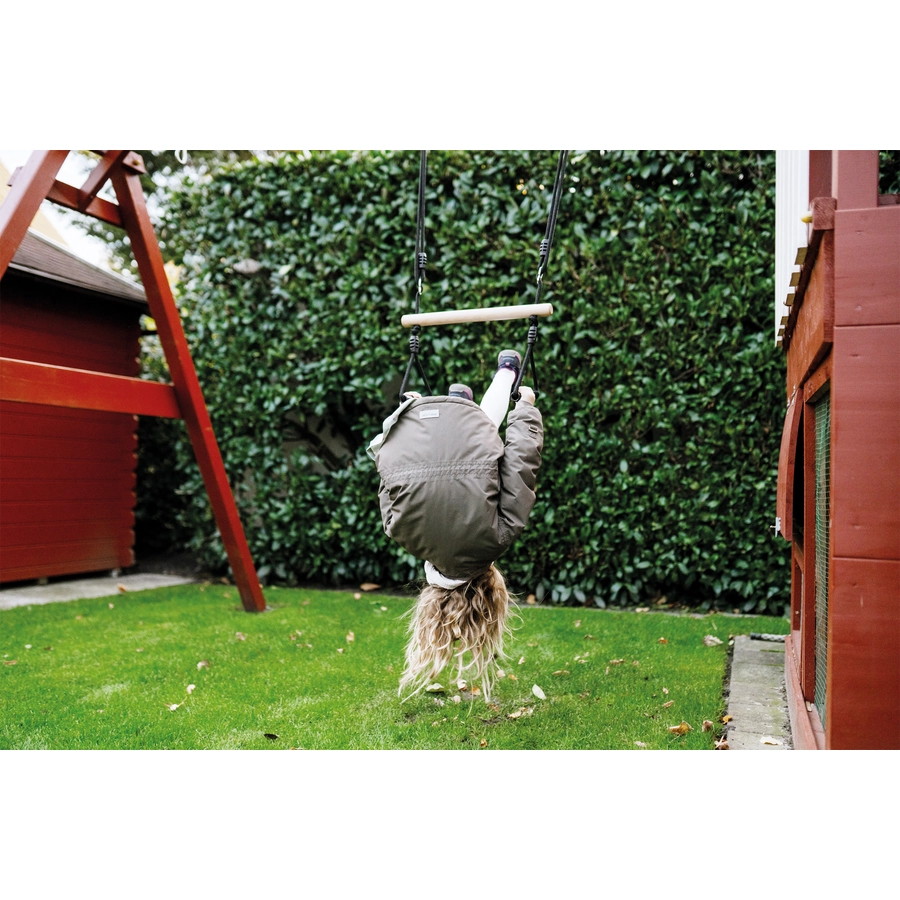 small foot® Trapezschaukel mit Turnringen Black Line