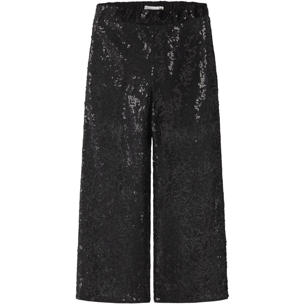Køb Name It Black Nkfrokia Wide Lace Bukser