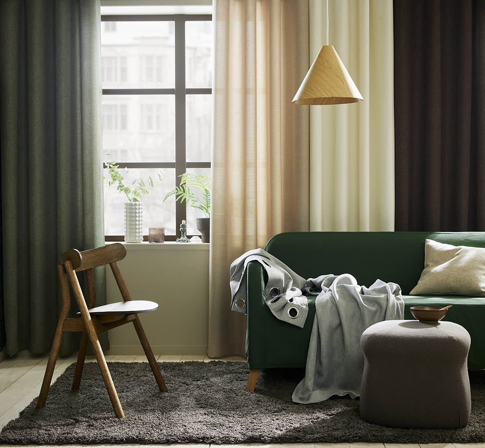 Lena gardin 140x160 cream