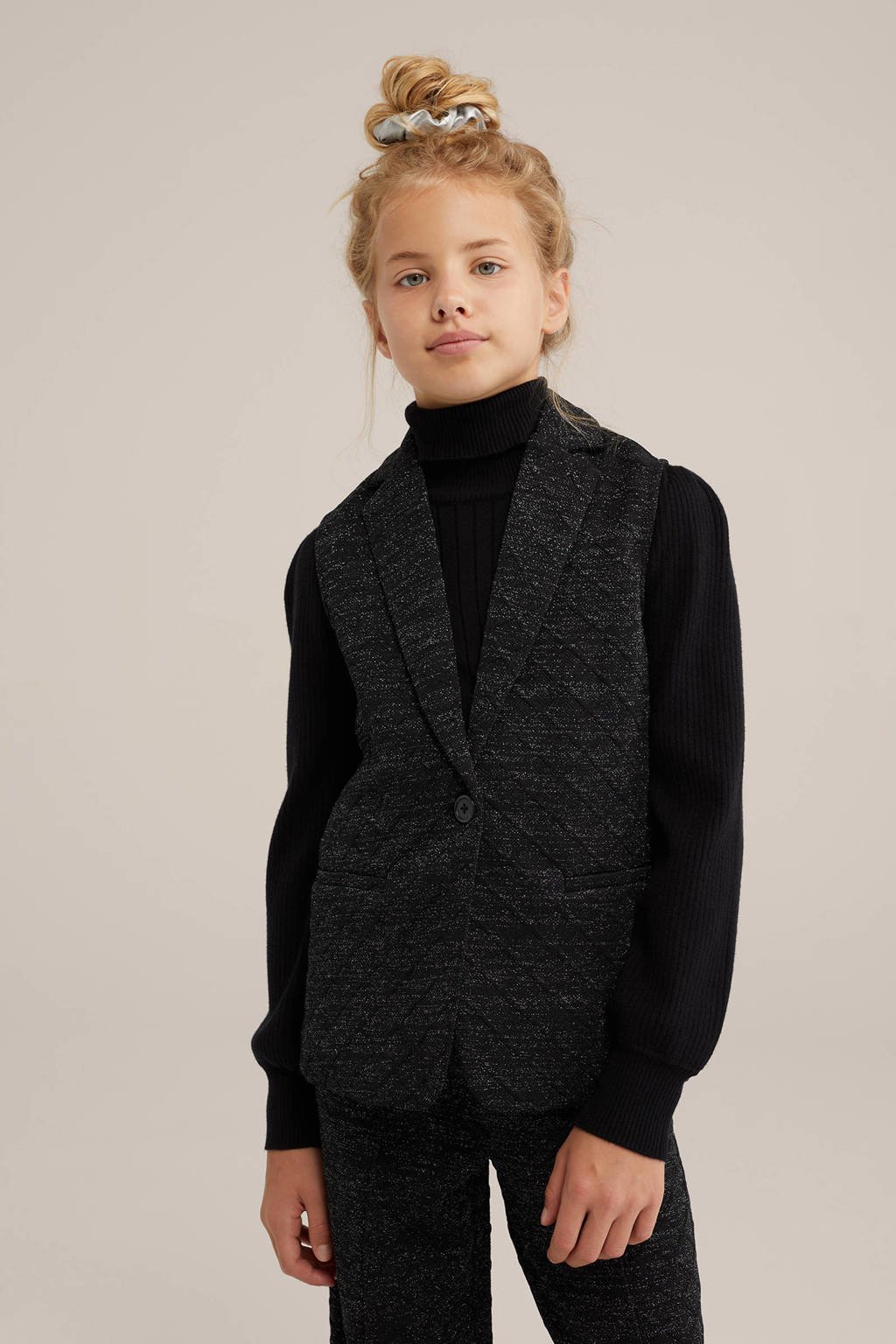 WE Fashion gilet zwart