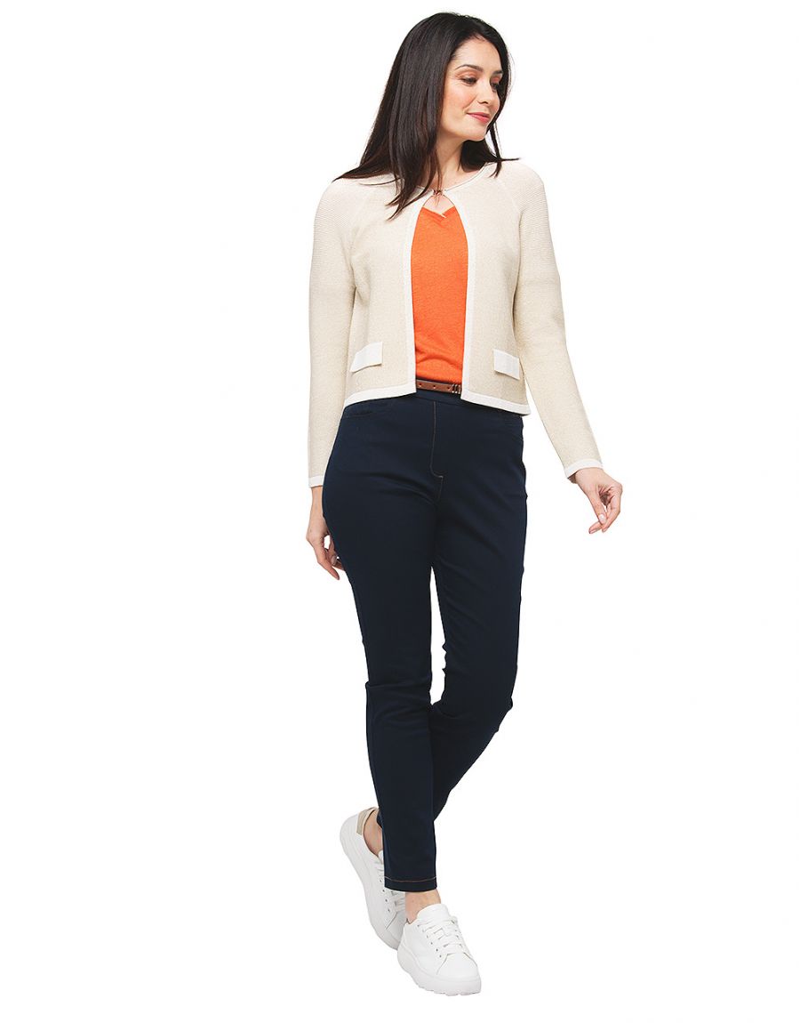 Gilet boléro doré