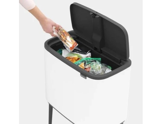 BRABANTIA - Poubelle Touch Bo Touch Bin, 36L - White 313509