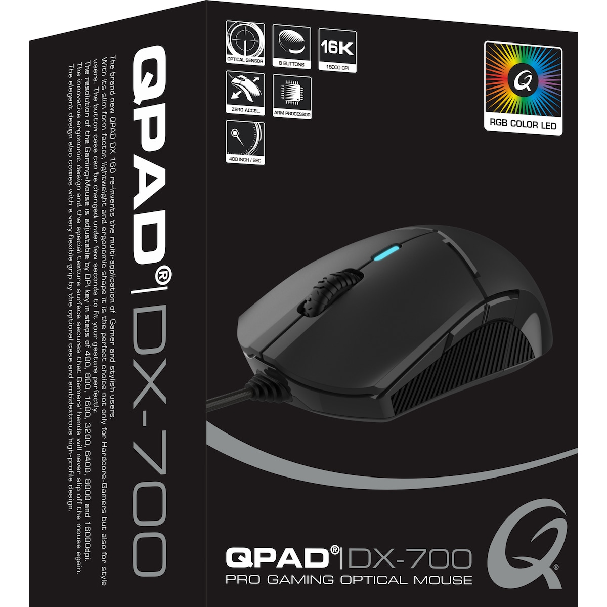 QPAD Gamingmus DX700