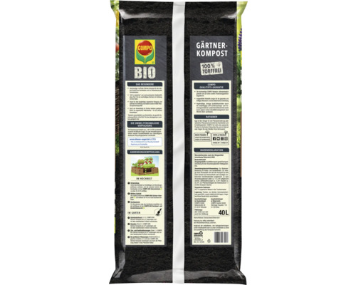COMPO BIO Tuincompost, turfvrij, 40 L