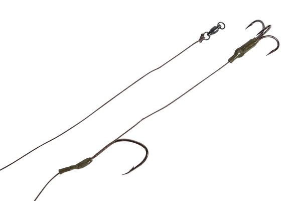 Bas de ligne SIlure Ultimate Catfish Rig Double Hook # 6/0 Simple   3/0 Triple