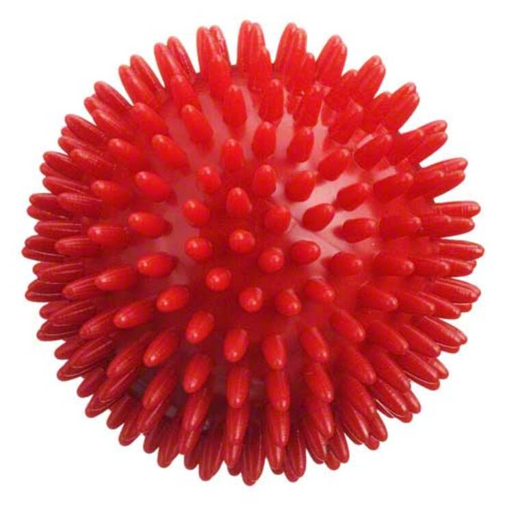 Igelball 9 cm Duschmesser in rot, 1 St